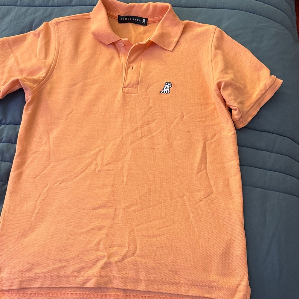 James Bark Kids Bright Orange Polo Shirt